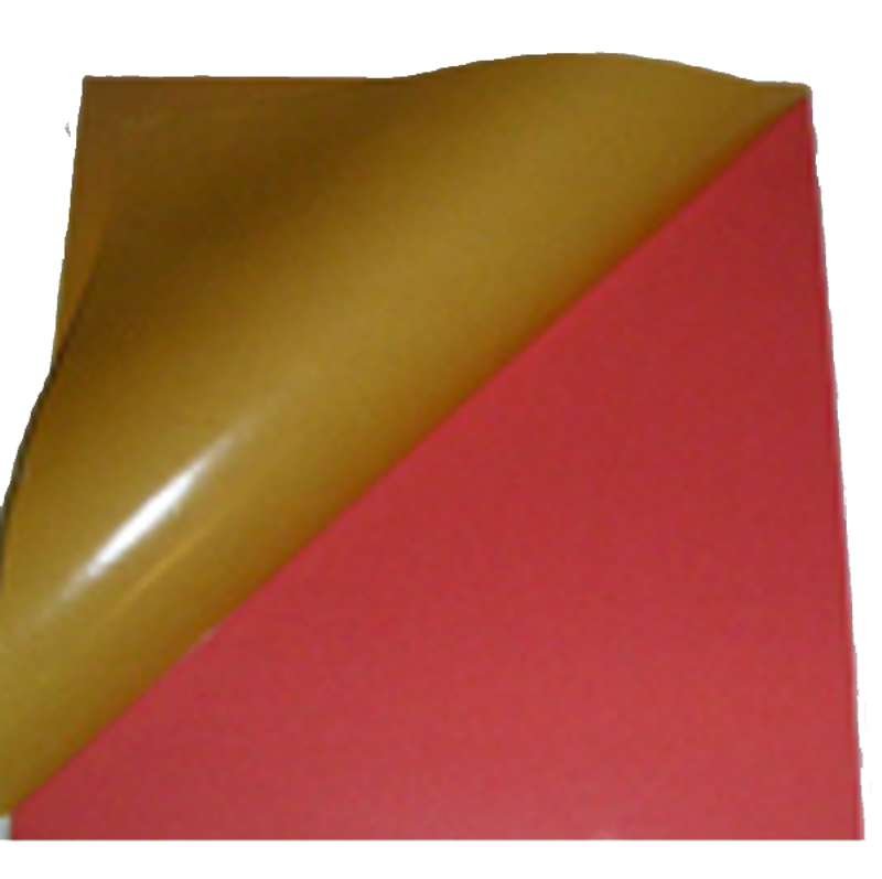 Zellkautschukplatten PS20, rot, 2mm stark, 315 x 330 mm, doppelseitig klebend