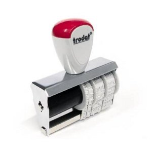 trodat classic 1113N Datumsstempel mit Steg 40mm, Datum 4mm 