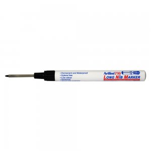 Long Nib Marker - schwarzer Tieflochmarker - 1,0 mm