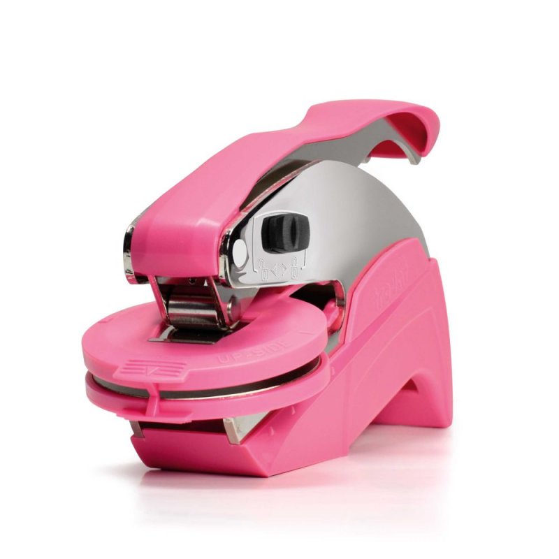 TRODAT Prägezange Ideal Edition pink - 41 mm rund - pink/chrom