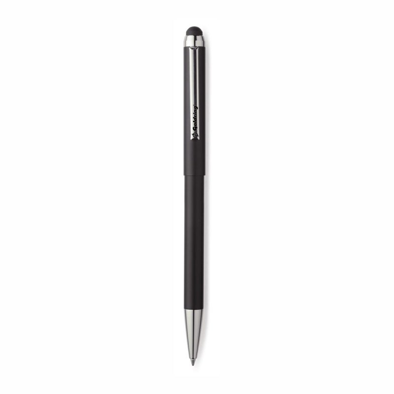 Goldring Stempelkugelschreiber Smart Style - schwarz mit Platte
