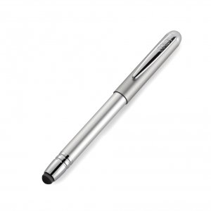 Colop Pen Stamp Alu Magnet und Touch Stempelkugelschreiber - mit Platte - silber