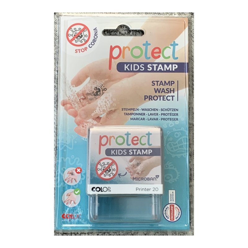 colop protect KIDS Stempel - Stop Corona